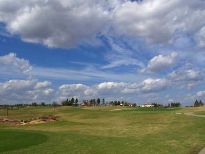 Clouds over the 18th